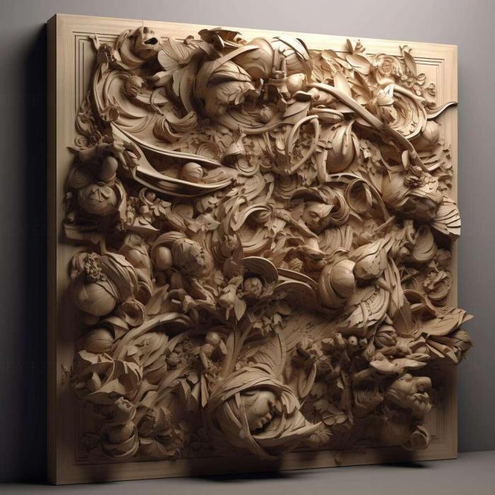 نموذج ثلاثي الأبعاد لآلة CNC 3D Art 